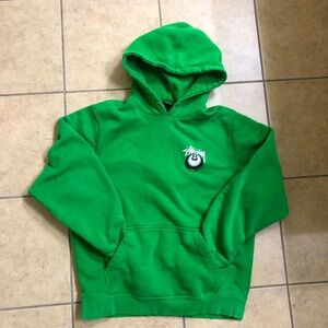 Medium Green Stussy cobra 8 hoodie